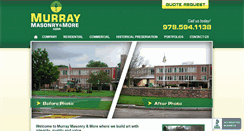 Desktop Screenshot of murraymasonry.com