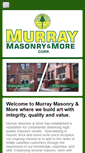 Mobile Screenshot of murraymasonry.com